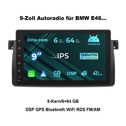 64g autoradio für bmw e46 - 6+64g,